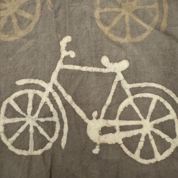 Indian quirky bicycle print cotton casual dress, size xs - Picture 5 of 5